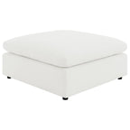 Canapé modulaire 4 pièces Serene Cloud, rembourré, couleur ivoire 