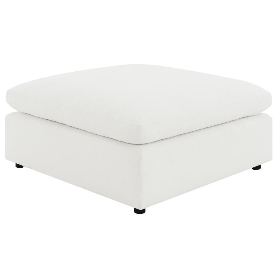 Canapé modulaire 4 pièces Serene Cloud, rembourré, couleur ivoire 