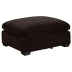 Canapé sectionnel modulaire rembourré 5 pièces Lakeview Chocolat noir 