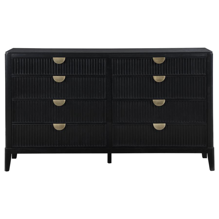 Ensemble de chambre à coucher Brookmead 4 pièces, noir, 224711Q-S4 