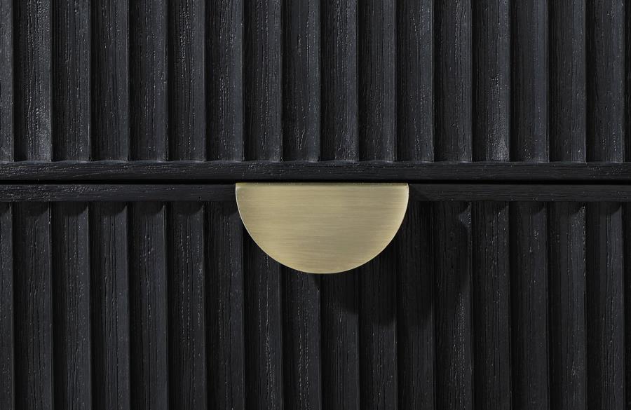 Ensemble de chambre à coucher Brookmead 4 pièces, noir, 224711Q-S4 