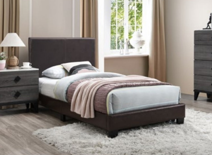 Lit plateforme double Gracie - Espresso
