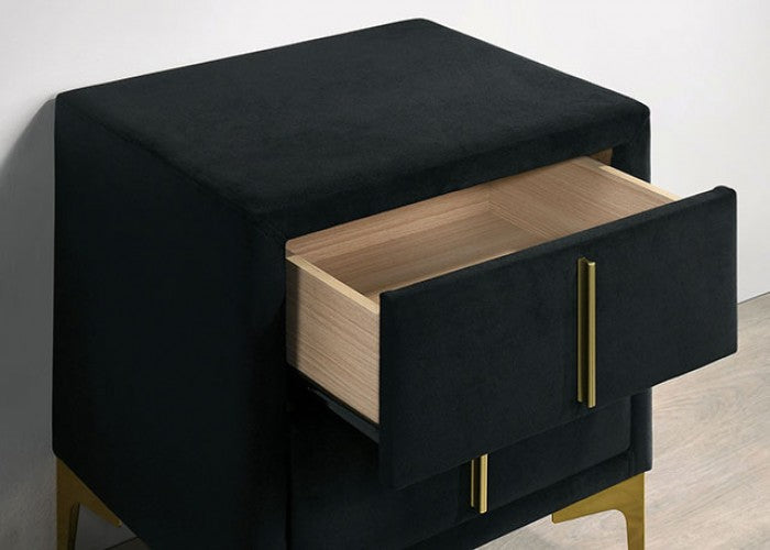 Table de chevet Florizel - Noir 