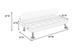 Canapé-lit convertible F8586 avec ports USB 