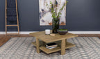 Table basse carrée Dawn en mangue marron 