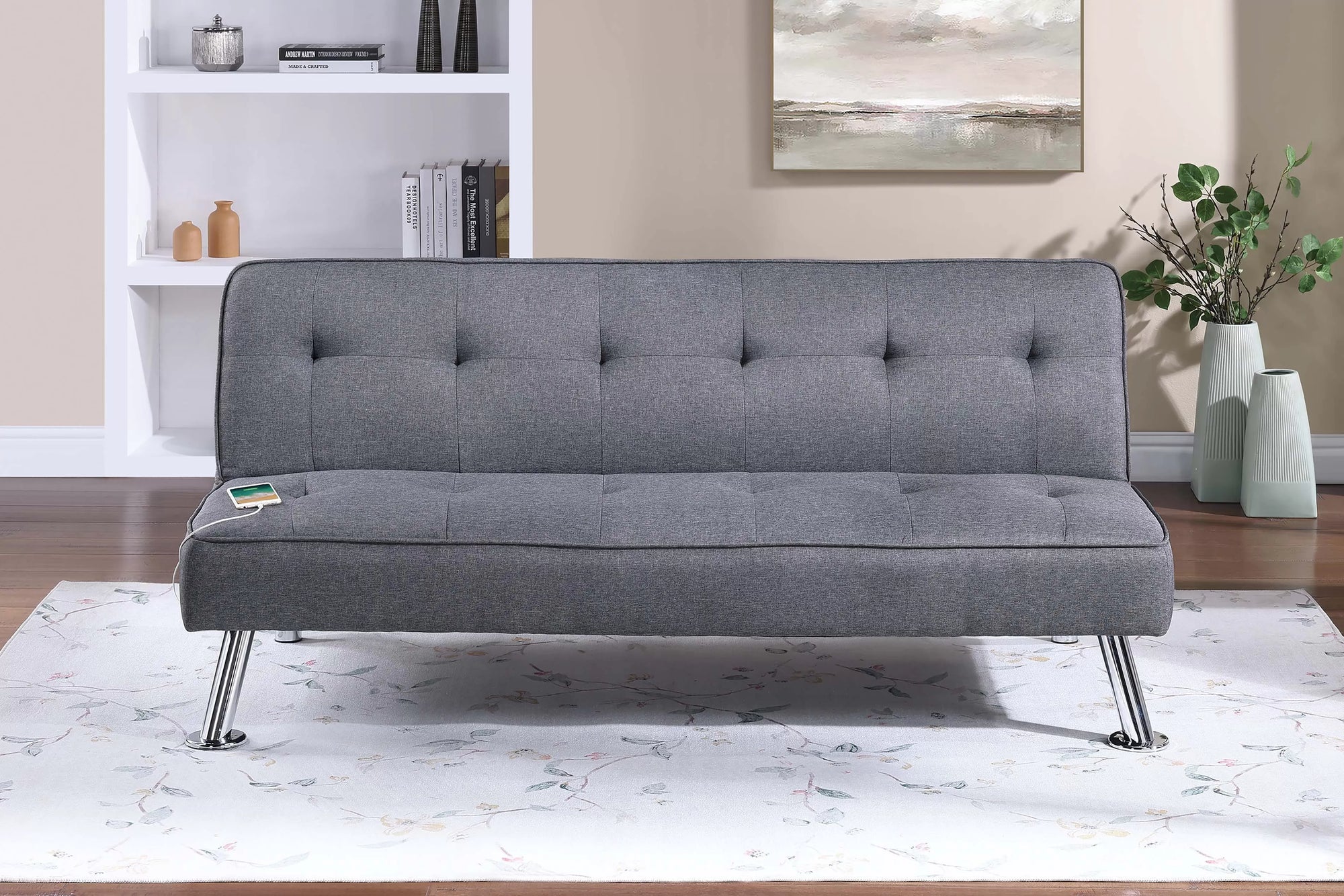 Canapé-lit convertible F8597 avec ports USB 