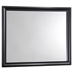 Miroir de commode rectangulaire Barzini - Noir