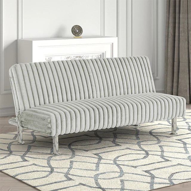 Canapé-lit futon contemporain gris clair FM2903LG