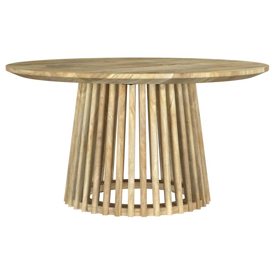 710608 Table basse Touhy en bois massif de manguier naturel 