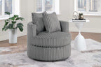 Chaise pivotante en forme de tonneau F1942 