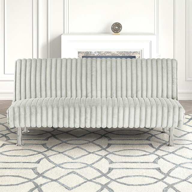 Canapé-lit futon contemporain gris clair FM2903LG
