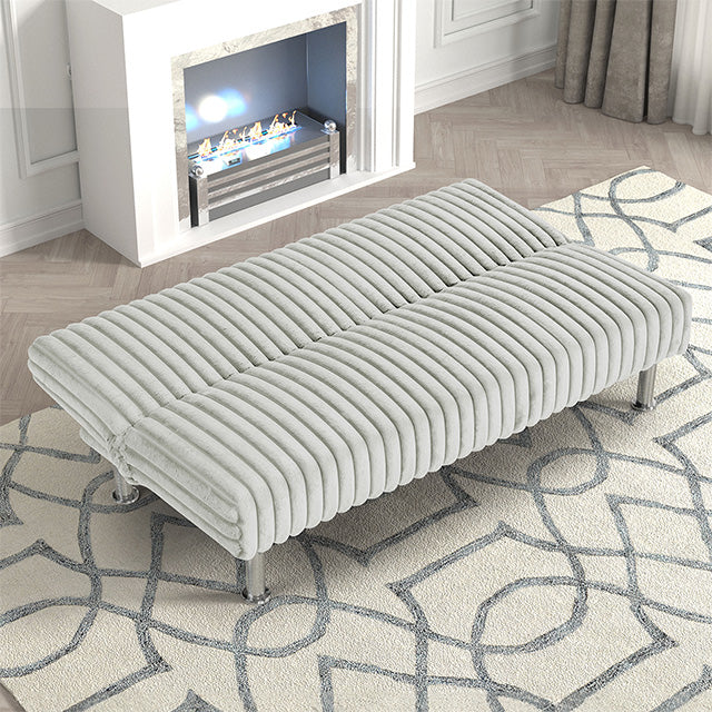 Canapé-lit futon contemporain gris clair FM2903LG