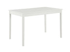 Ensemble de salle à manger Lavinia 5 pièces - Blanc