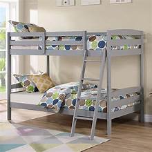 FM-BK002GY Lit superposé Candice Twin/Twin - Gris