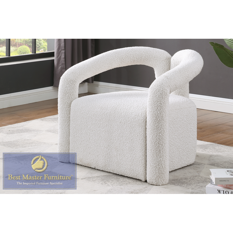 Chaise Boucle Crème A822
