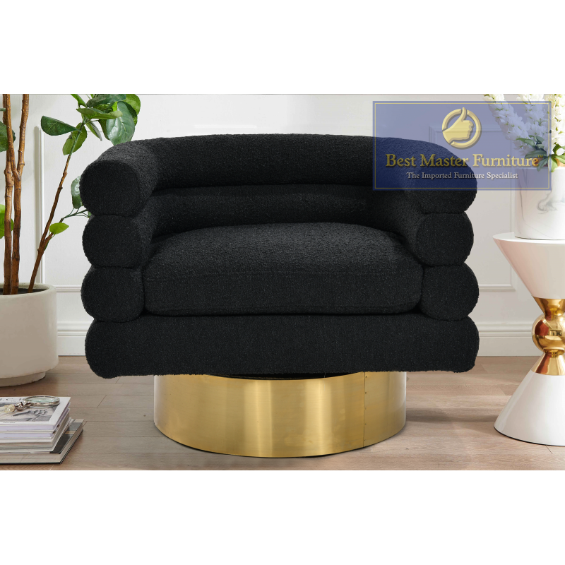 Chaise pivotante Boucle 637 - Noir