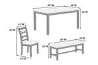 Ensemble de salle à manger 6 pièces F2619