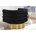 Chaise pivotante Boucle 637 - Noir