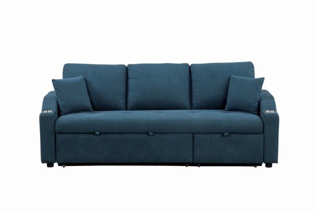 FM6963BL-PK Royden Sectionnel avec lit gigogne
