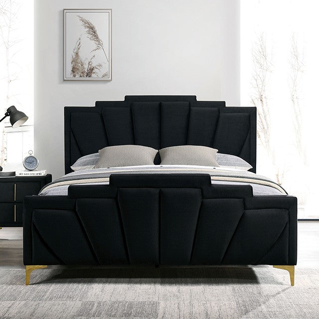 Lit plateforme Florizel - Noir 