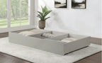 CM1477GY-BED Lycoris Lit de repos double et lit gigogne avec tiroir convertible