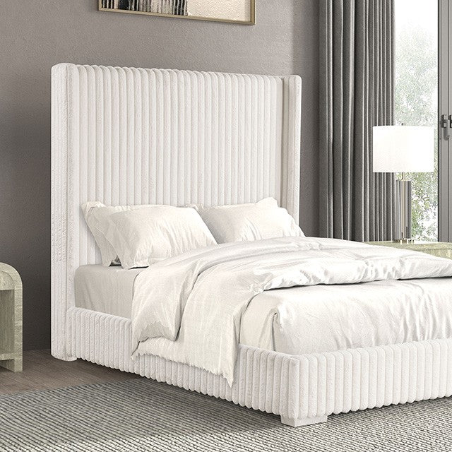 Lit plateforme en tissu Cadwell Queen