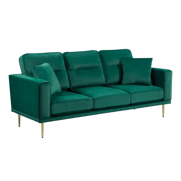 9417GRN-3 Canapé avec coussins décoratifs