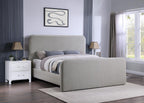 302052Q Wren Lit plateforme Queen rembourré Gris