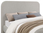 302052Q Wren Lit plateforme Queen rembourré Gris