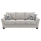 509671 Canapé rembourré Tomkins Boucle Gris clair 