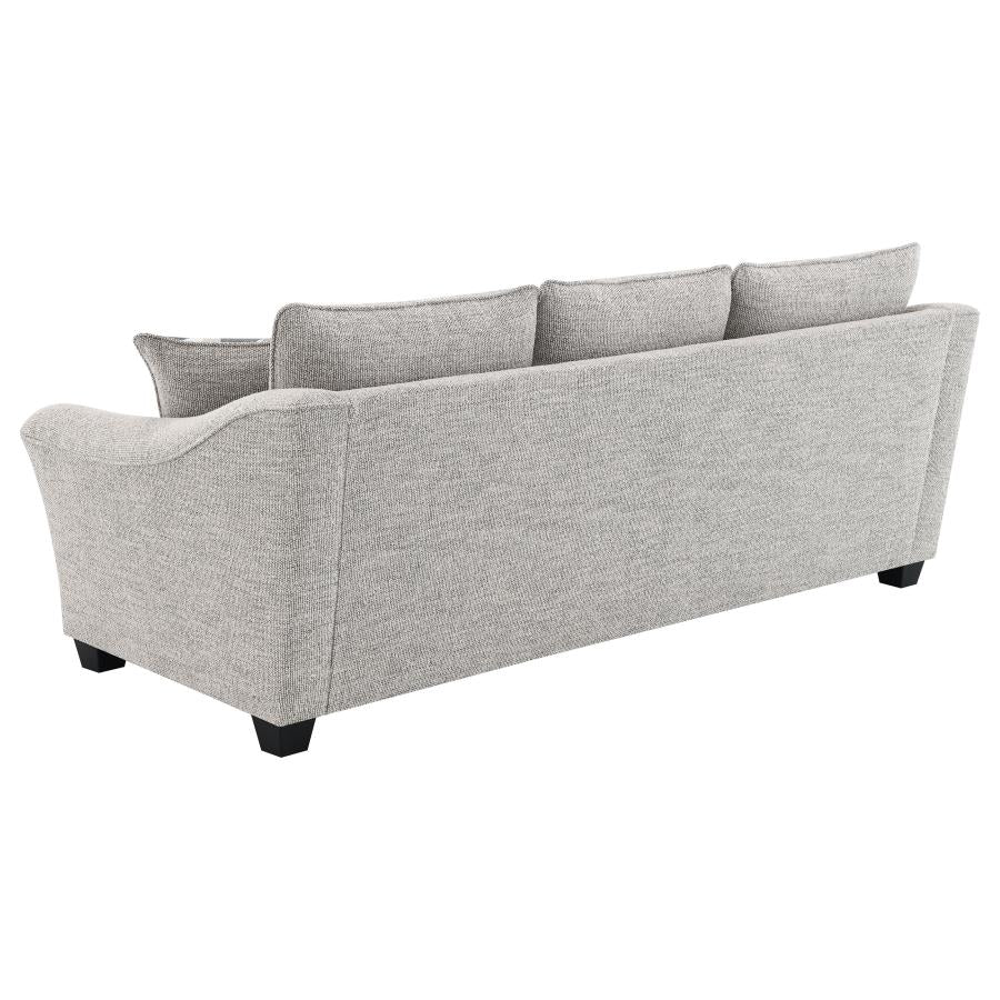 509671 Canapé rembourré Tomkins Boucle Gris clair 