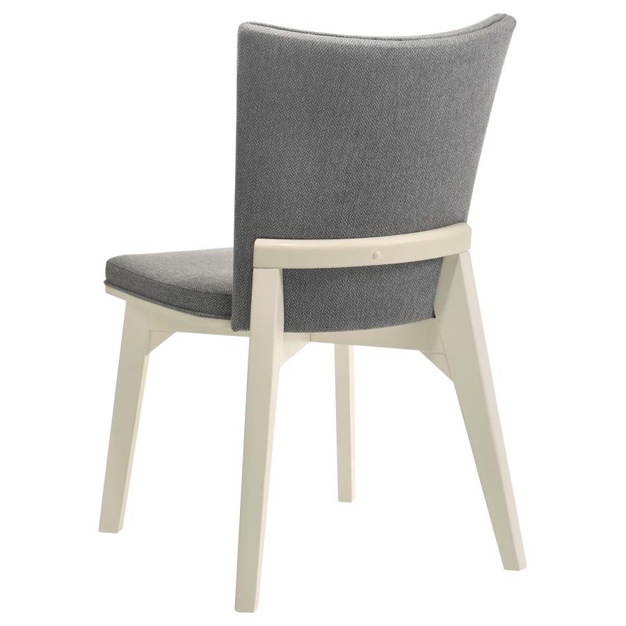 Ensemble de salle à manger rectangulaire Biloxi 5 pièces 71 pouces, brun grisâtre 