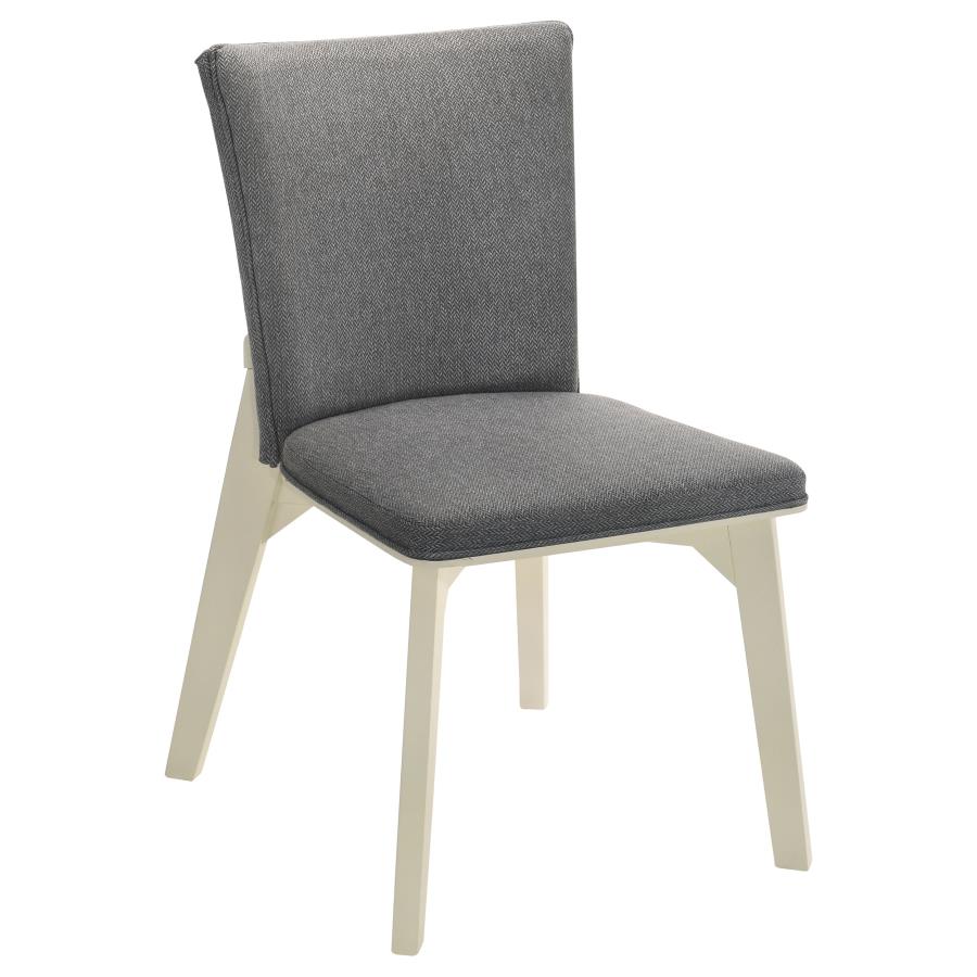 Ensemble de salle à manger rectangulaire Biloxi 5 pièces 71 pouces, brun grisâtre 
