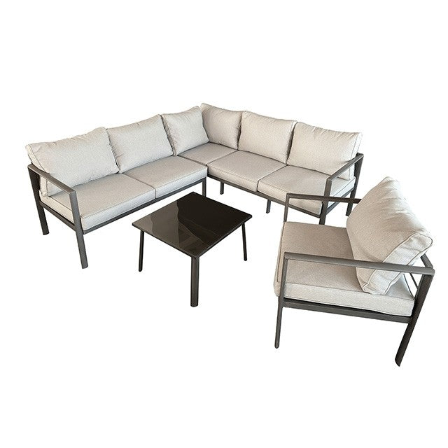 ENSEMBLE DE SECTIONS D'EXTÉRIEUR FARISHA 6 PIÈCES