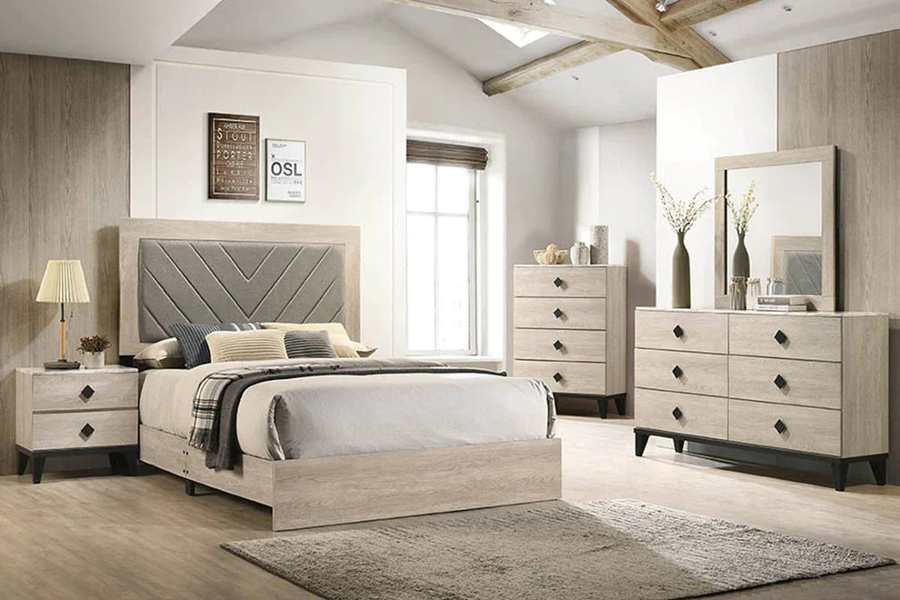Ensemble de chambre à coucher 3 pièces Vienna