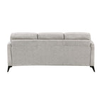 9733TAN*2 Ensemble canapé et causeuse Tellot 2 pièces en beige