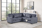 F8555 Lit convertible sectionnel et USB