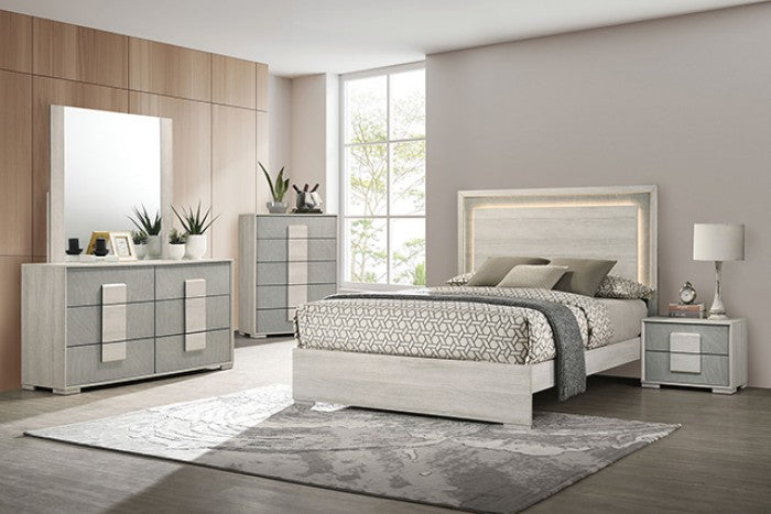 Ensemble de chambre à coucher Lincoln avec lit Queen FM7201WH