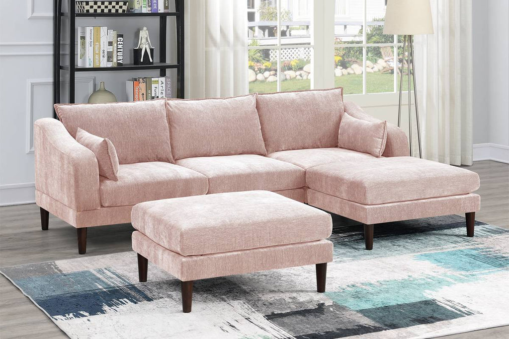 Canapé modulaire Loran Cloud 4 pièces - Blush
