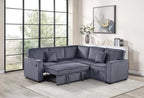F8555 Lit convertible sectionnel et USB