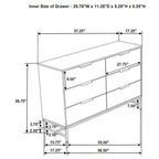 Ensemble de chambre à coucher 3 pièces Sonora avec lit Queen Size, blanc