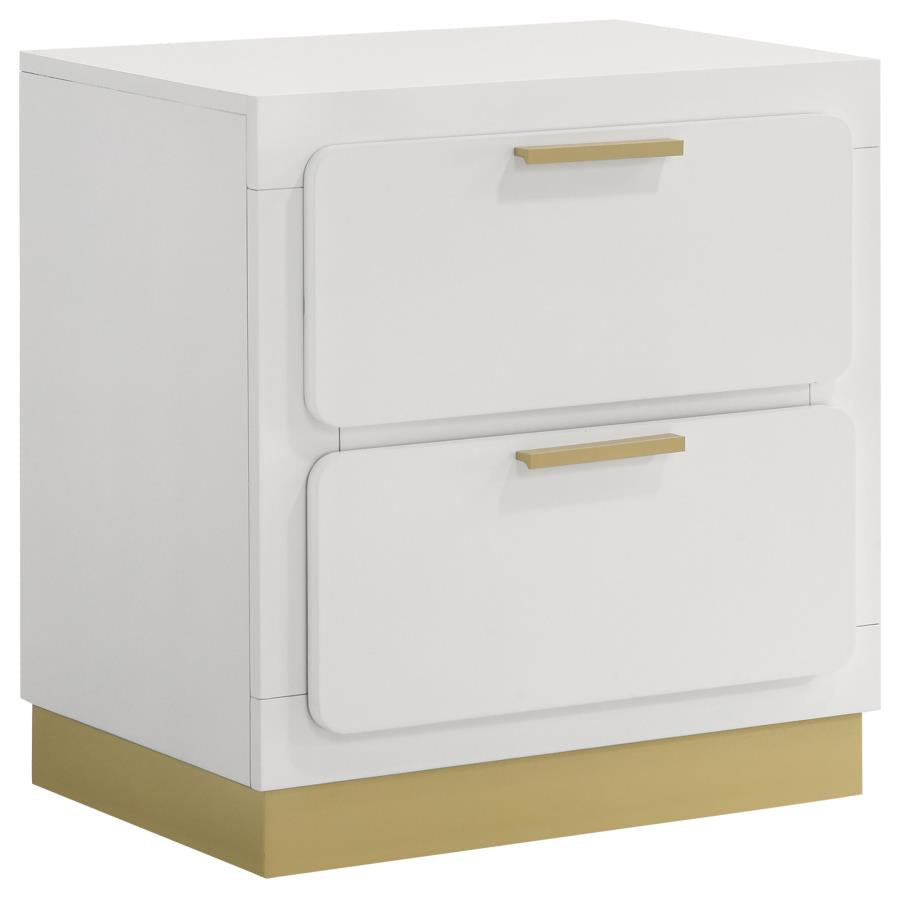 224771Q Ensemble de chambre à coucher Queen moderne Caraway avec LED tactile 