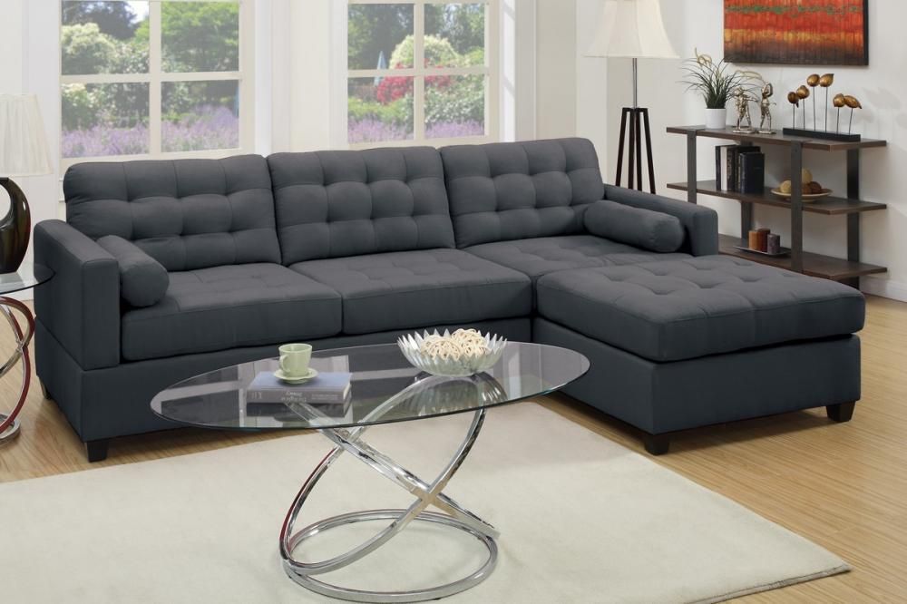 Canapé sectionnel réversible Lancy 2 pièces F7587
