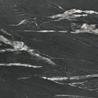 Ensemble de table à manger à rallonges Crestmont 5 pièces, noir 