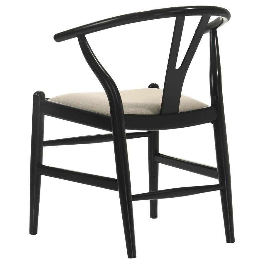 Ensemble de table à manger à rallonges Crestmont 5 pièces, noir 