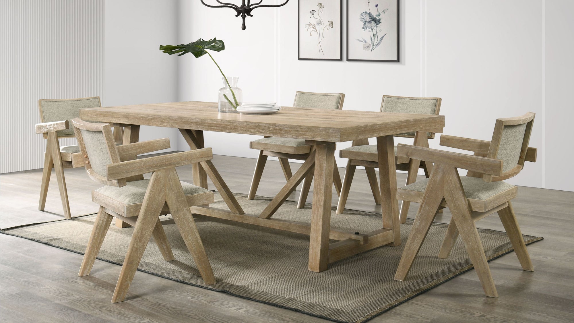 Ensemble de salle à manger Guisborough 5 pièces FM3221AK-T
