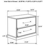 224981Q-S4 Ensemble de chambre à coucher Fenwick 4 pièces avec lit queen size et plateforme, chêne gris 
