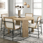 Ensemble de salle à manger en bois Edenbridge, finition chêne, 5 pièces, FM3220AK-RT