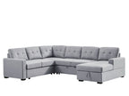 Canapé-lit sectionnel Selene 115,5 W avec méridienne de rangement