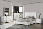 Ensemble de chambre à coucher à DEL blanc Queen Sinistra FM7211WH-3PC